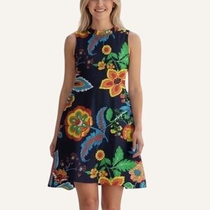 Karlie Multicolor Floral A-line Mini Dress